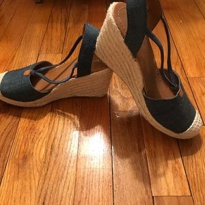 Cityclassified denim wedge espadrilles